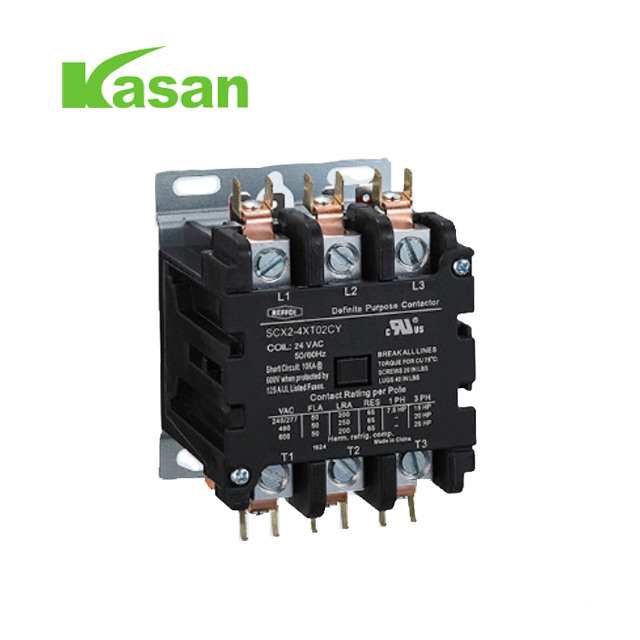 Salmenta beroak HVAC 24V 20/30A 3P Aire girotua Aire egokiturako AC Kontaktore motak